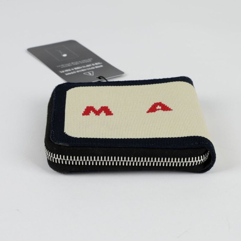 Logo Knit Zipper Wallet - Picture 5 of 9